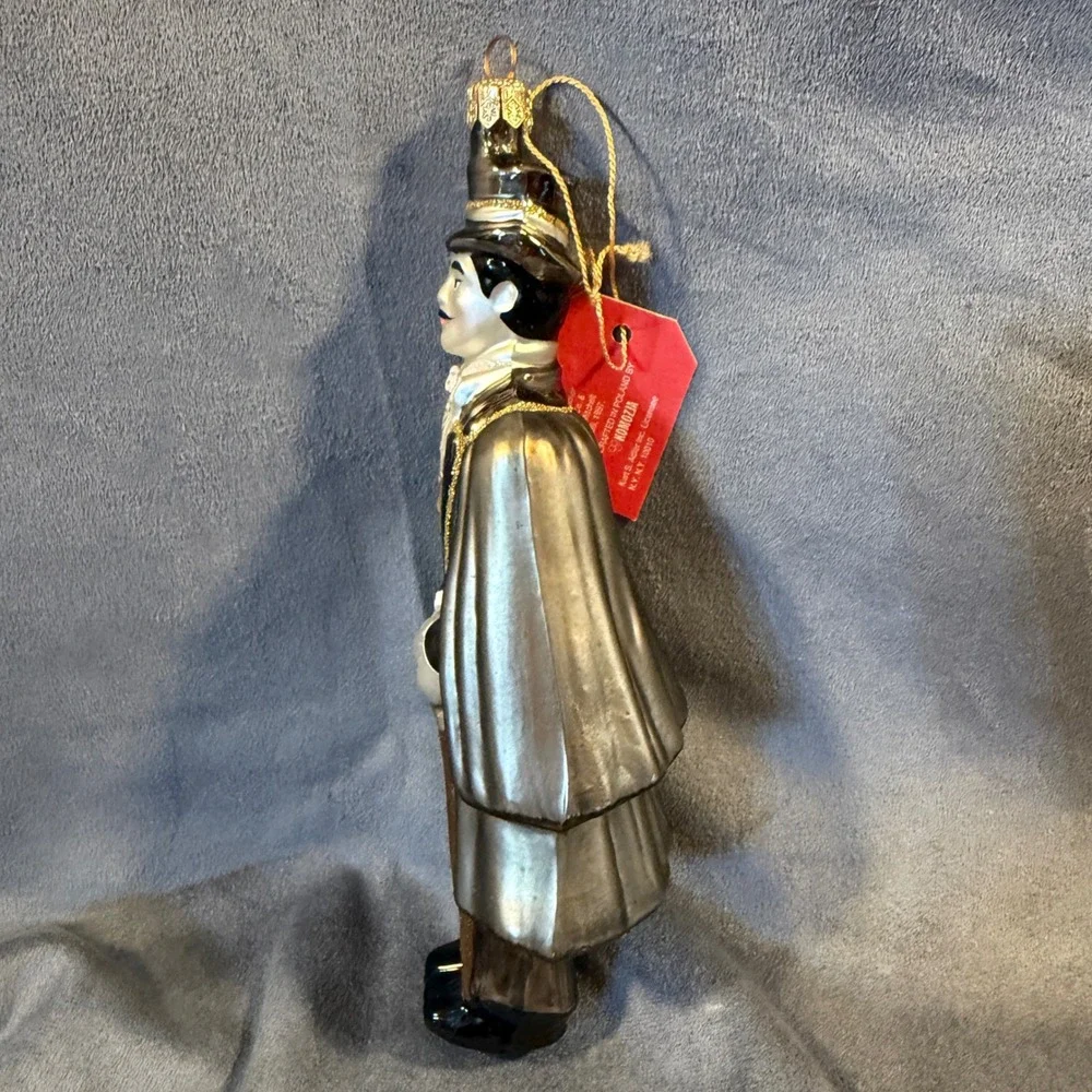 Komozja Kurt Adler Gone With The Wind Rhett Butler Glass Ornament Poland 1997